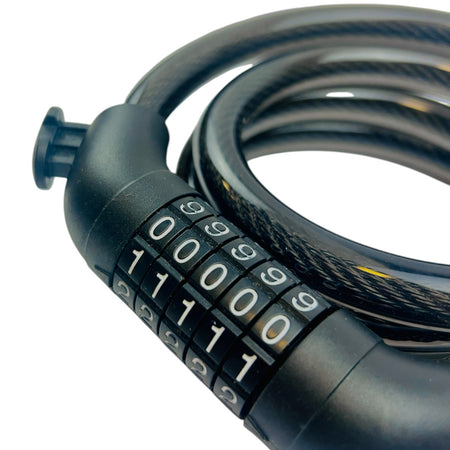 Traba Seguridad Moto/bici Con 5 Dígitos 1.20 Metros-Accesorios Motos-Multishop Uruguay