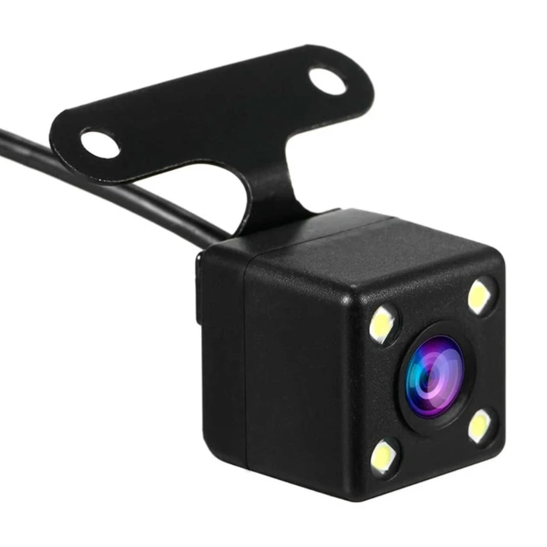 Triple Cámara DVR Auto Frontal Interior y Reversa-Camaras de Reversa-Multishop Uruguay
