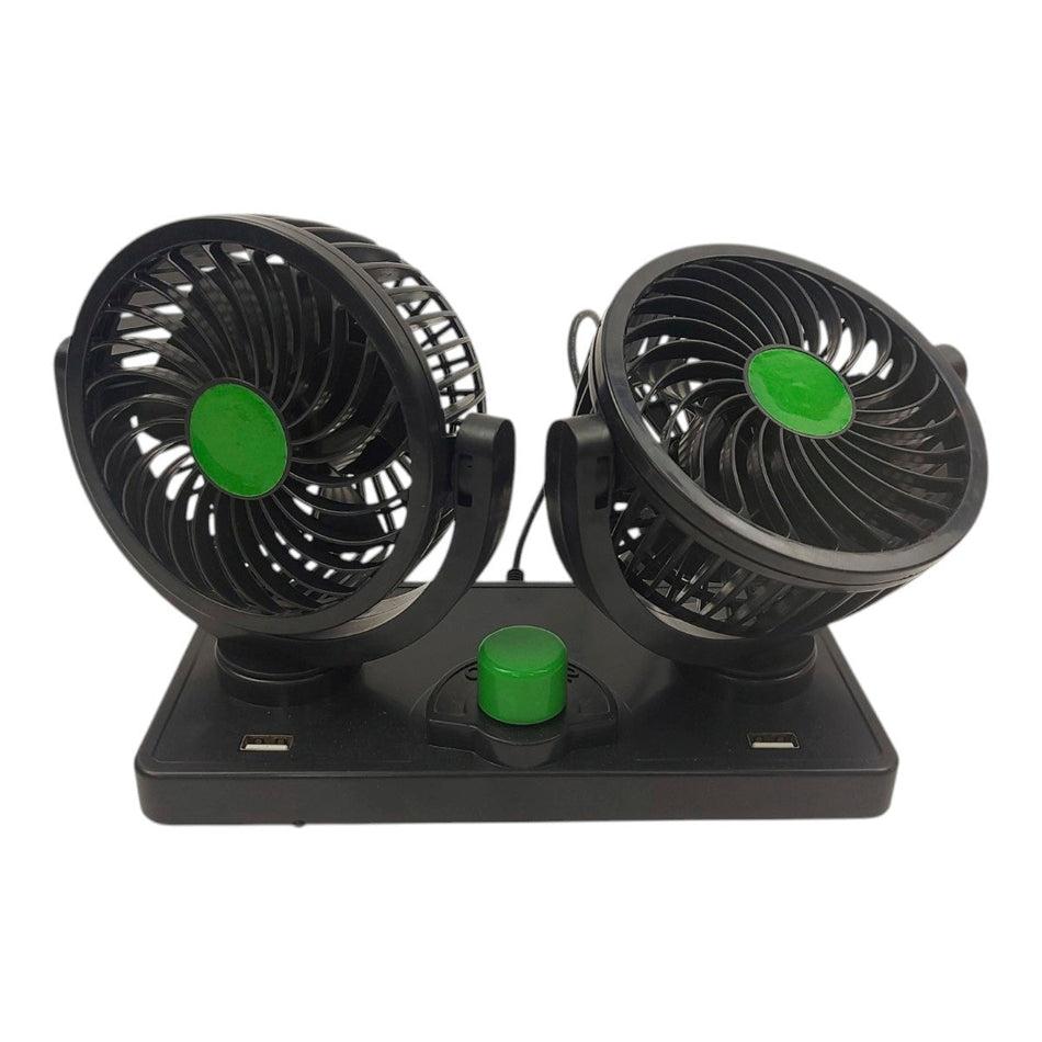 Ventilador Plastico doble para USB-Ventiladores-Multishop Uruguay